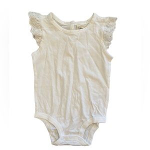 9m osh kosh white onesie
